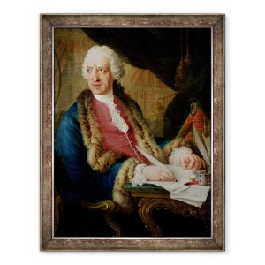 Tablou inramat - Louis Gabriel Blanchet - Portretul unui Gentleman, 70 x 90 cm