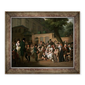 Tablou inramat - Louis Leopold Boilly - Intrarea in Jardin Turc, 50 x 60 cm