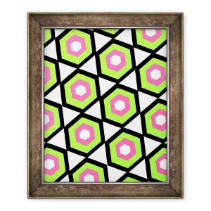 Tablou inramat - Louisa Hereford - Hexagon, 50 x 60 cm