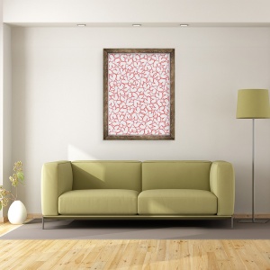 Tablou inramat - Louisa Hereford - Inimi legate, 70 x 90 cm - Img 2