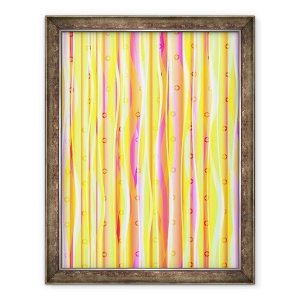 Tablou inramat - Louisa Hereford - Linii ondulate, 70 x 90 cm