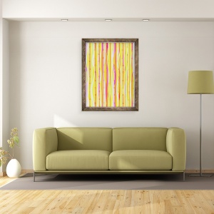 Tablou inramat - Louisa Hereford - Linii ondulate, 70 x 90 cm - Img 2