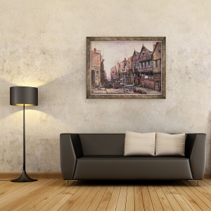 Tablou inramat - Louise Ingram Rayner - Chester, 60 x 80 cm - Img 2