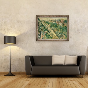 Tablou inramat - Lovis Corinth - Berlin, Unter den Linden, 60 x 80 cm - Img 2
