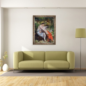 Tablou inramat - Lovis Corinth - Dupa inot, 60 x 80 cm - Img 2