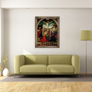 Tablou inramat - Ludovico Brea - Crucifixion, 60 x 80 cm - Img 2