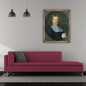 Tablou inramat - Luhne Luhn - Portret De Henning Luhn, 50 x 60 cm - Img 2