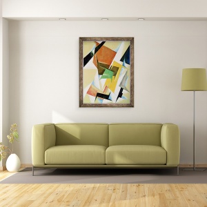 Tablou inramat - Lyubov Sergeevna Popova - Compostion, 70 x 90 cm - Img 2