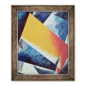 Tablou inramat - Lyubov Sergeevna Popova - Compozitie arhitectonica, 50 x 60 cm