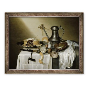 Tablou inramat - Maerten Boelema de Stomme - Placinta cu trufe, 60 x 80 cm
