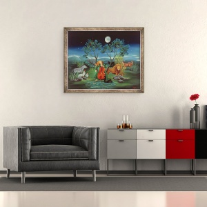Tablou inramat - Magdolna Ban - Sonata Moonshine, 50 x 60 cm - Img 2