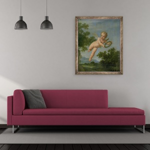 Tablou inramat - Marco Antonio Franceschini - Penitenta Maria Magdalena, 50 x 60 cm - Img 2