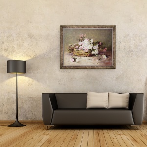 Tablou inramat - Margaret von Frankenberg - Un cos cu Flori, 60 x 80 cm - Img 2