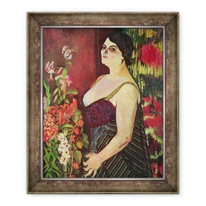 Tablou inramat - Marie Clementine Valadon - Portret De Madame Coquiot, 70 x 85 cm