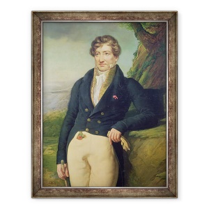 Tablou inramat - Marie Nicolas Ponce-Camus - Portretul Zoologului si Paleontologului francez, 60 x 80 cm