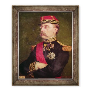 Tablou inramat - Marie Rignot-Dubaux - Portretul Generalului Louis Faidherbe 1818-89 1884, 70 x 85 cm