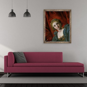 Tablou inramat - Mario Balassi - Judith ulei pe panza, 50 x 60 cm - Img 2