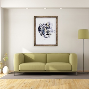 Tablou inramat - Mark Adlington - Leopard II, 70 x 90 cm - Img 2