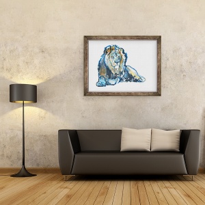 Tablou inramat - Mark Adlington - Leu II, 60 x 80 cm - Img 2