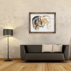 Tablou inramat - Mark Adlington - Nas la Nas Przewalski, 70 x 90 cm - Img 2