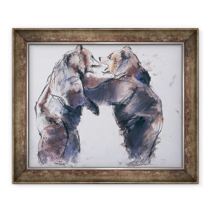 Tablou inramat - Mark Adlington - Playfight, 50 x 60 cm