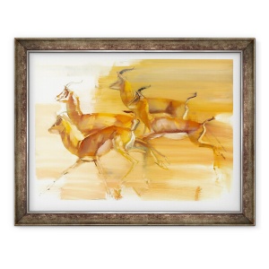 Tablou inramat - Mark Adlington - Rularea Gazele, 70 x 90 cm