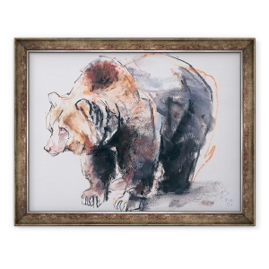 Tablou inramat - Mark Adlington - Ursul brun european, 70 x 90 cm