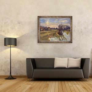 Tablou inramat - Marta Martonfi-Benke - Drumul spre Dusk, 60 x 80 cm - Img 2