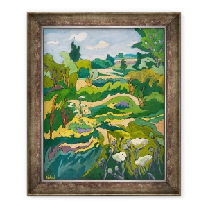 Tablou inramat - Marta Martonfi-Benke - in scenele copilariei mele, 50 x 60 cm