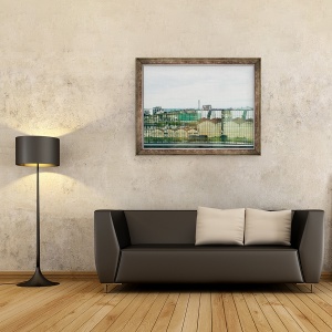 Tablou inramat - Mary Campbell - Reflectii, 60 x 80 cm - Img 2