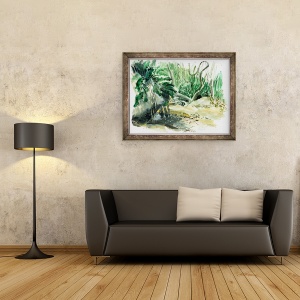 Tablou inramat - Mary Kuper - Jungla, Tyrona, 70 x 90 cm - Img 2