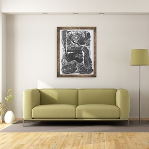 Tablou inramat - Mary Kuper - Potopul, 60 x 80 cm - Img 2