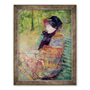 Tablou inramat - Mary Stevenson Cassatt - Portretul domnisoarei C. Lydia Cassatt, 60 x 80 cm