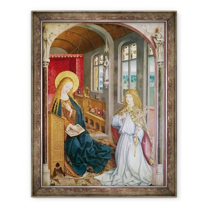 Tablou inramat - Master of Liesborn - Buna Vestire, 70 x 90 cm