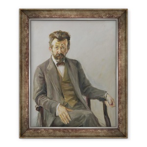 Tablou inramat - Max Liebermann - Poetul Richard Dehmel 1863-1920, 50 x 60 cm