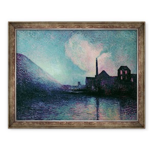 Tablou inramat - Maximilien Luce - Cuillet de noapte, 60 x 80 cm
