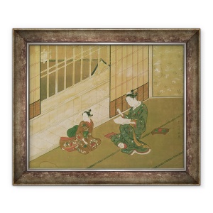 Tablou inramat - Moromasa - Scena interioara, 70 x 85 cm