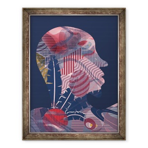 Tablou inramat - Nancy Kouta - Diversitate, 2019, 70 x 90 cm