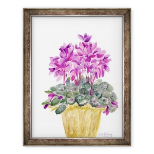 Tablou inramat - Neela Pushparaj - Cyclamen, 70 x 90 cm