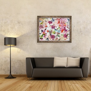 Tablou inramat - Neela Pushparaj - Summer Garden, 60 x 80 cm - Img 2