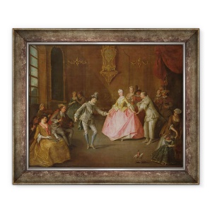 Tablou inramat - Nicolas Lancret - inainte de bal, 50 x 60 cm