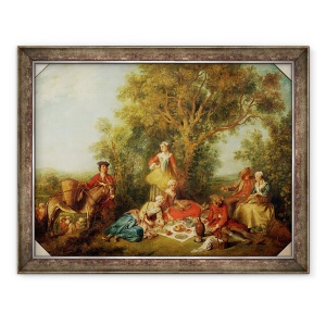 Tablou inramat - Nicolas Lancret - toamna, 70 x 90 cm