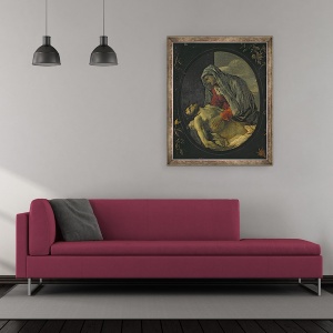Tablou inramat - Nicolas Poussin - Pieta, 50 x 60 cm - Img 2