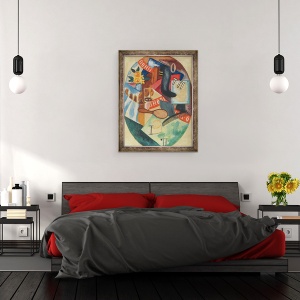 Tablou inramat - Olga Vladimirovna Rozanova - Magazin de coafor, 60 x 80 cm - Img 3