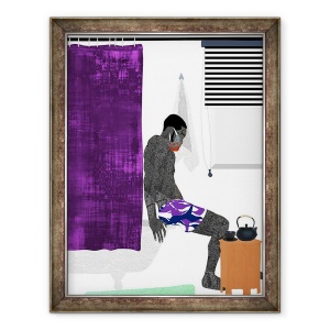 Tablou inramat - Osinachi - Pentru a mentine dusul in functiune, 60 x 80 cm