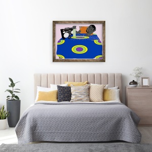 Tablou inramat - Osinachi - Sticla verde, 60 x 80 cm - Img 3