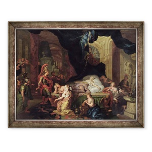 Tablou inramat - Ottmar Elliger the Younger - Moartea lui Cleopatra, 60 x 80 cm