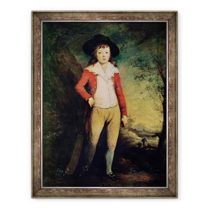 Tablou inramat - Ozias Humphry - Portret De William Seward Cu Un Liliac de Cricket, 70 x 90 cm