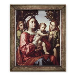 Tablou inramat - Paolo Morando - Fecioara si Pruncul, 70 x 85 cm