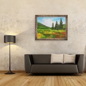 Tablou inramat - Patricia Brintle - Jos valea, 70 x 90 cm - Img 2